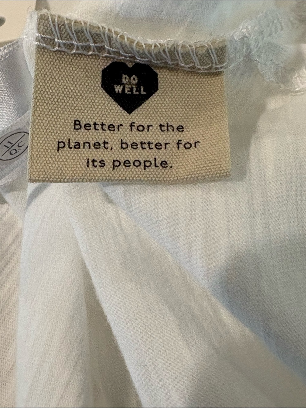 NWT Madewell Women’s Large White V-Neck Pocket Tee -Short Sleeve - Picture 9 of 12